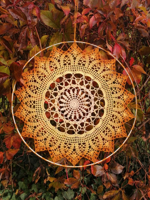 Háčkovaná mandala — foto 1