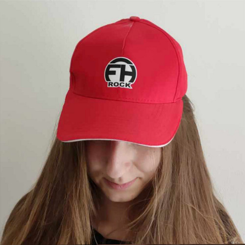 Kšiltovka Fousatej Hat - červená
