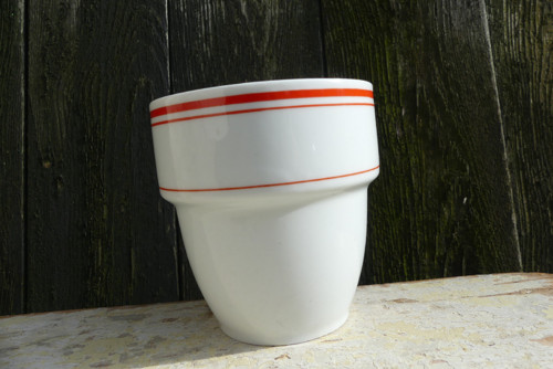 Kakao s proužkem...porcelánový hrnek