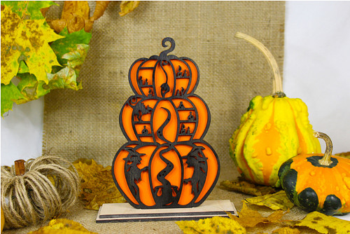 Halloweenová dekorace na stůl