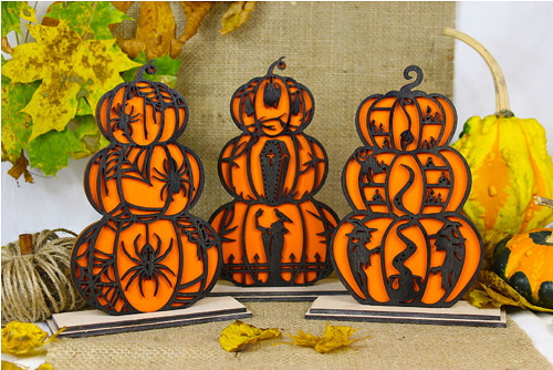 Halloweenová dekorace na stůl - Set