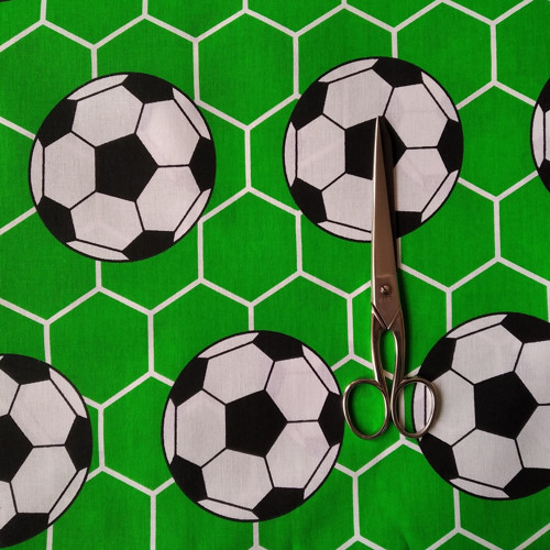 Metráž - bavlněná látka "Fotbal"