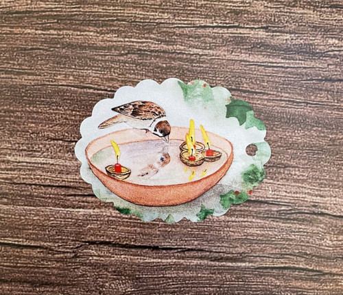 Visačka - vrabec - cena za 3 ks — foto 1