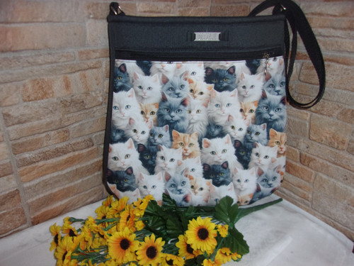 Kočičky - velká crossbody — foto 1