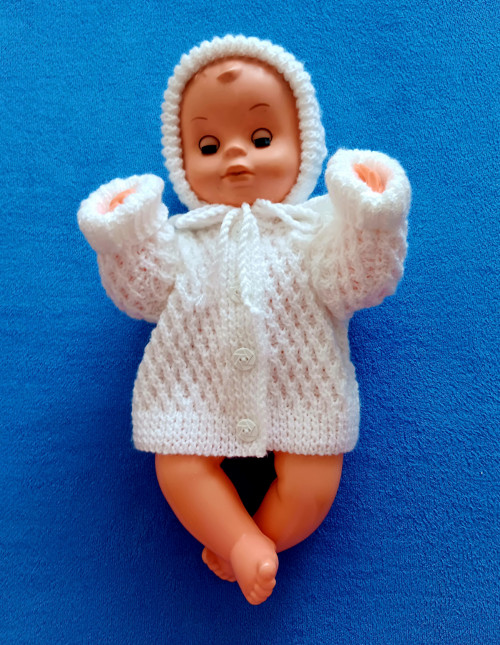 Kojenecká soupravička bílá vel.50
