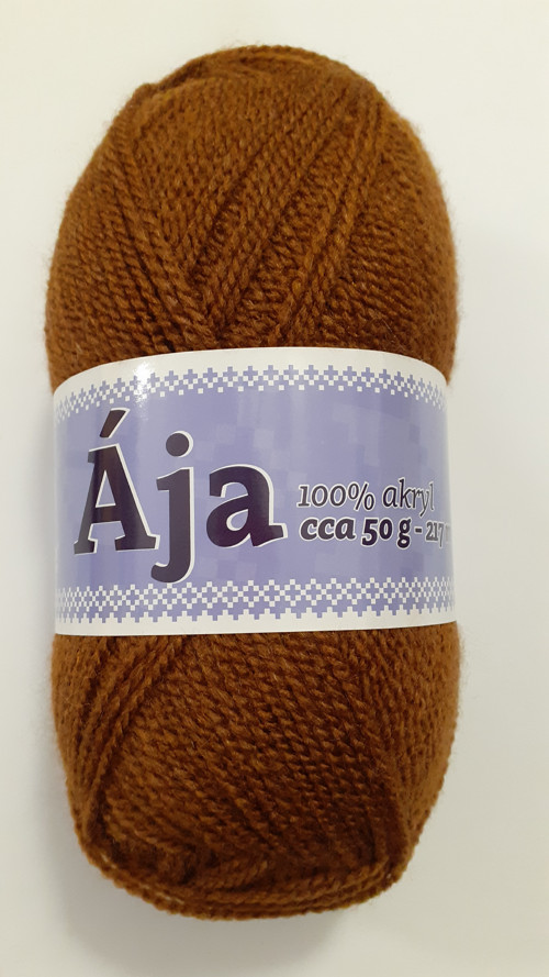 Příze Ája 953 střredně hnědá