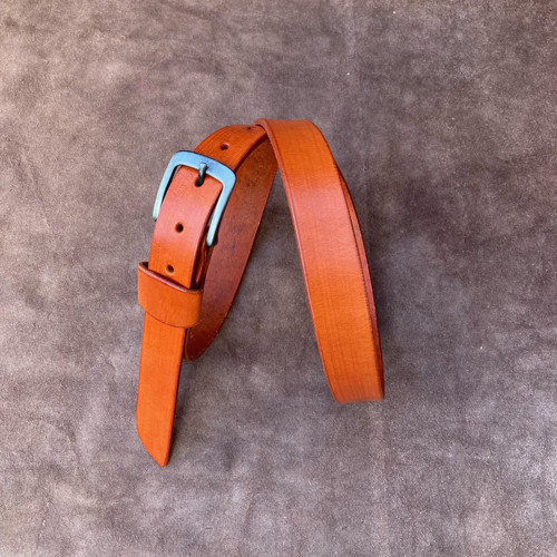 Pásek hladký oranžový 2,9 cm