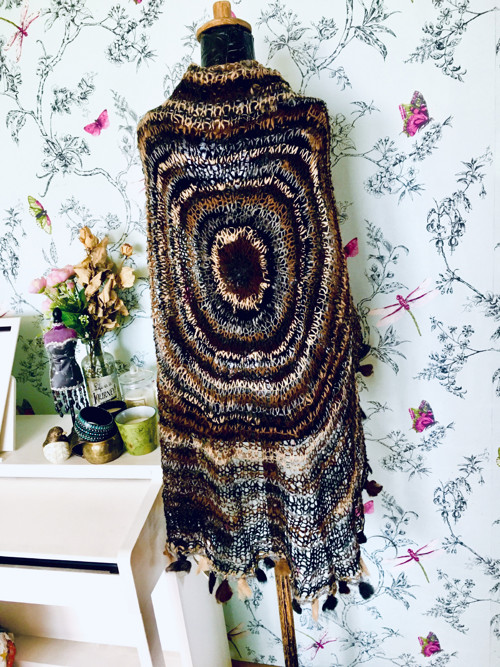 Pléd šála alpaca hand made Peru — foto 1