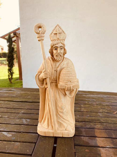 Socha - sv.Ambrože patron včelařů