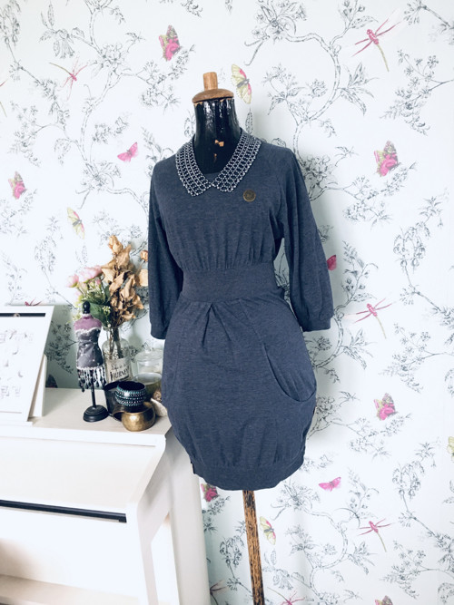 Šaty grey basic — foto 1