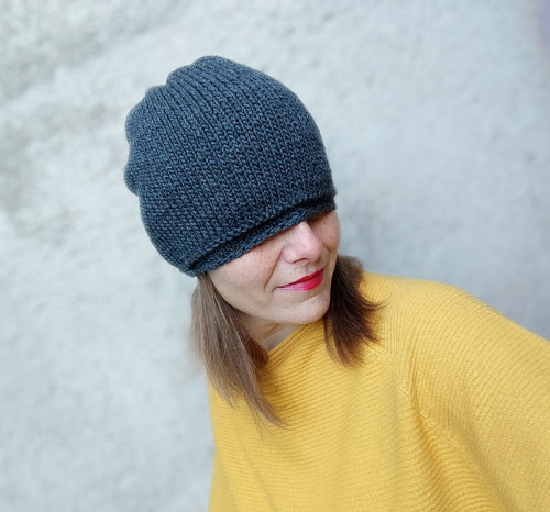Dámská čepice ANTRACIT 100% merino
