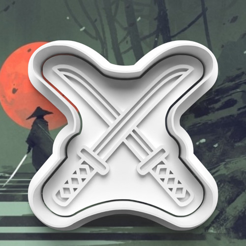Vykrajovátko samuraj - katana