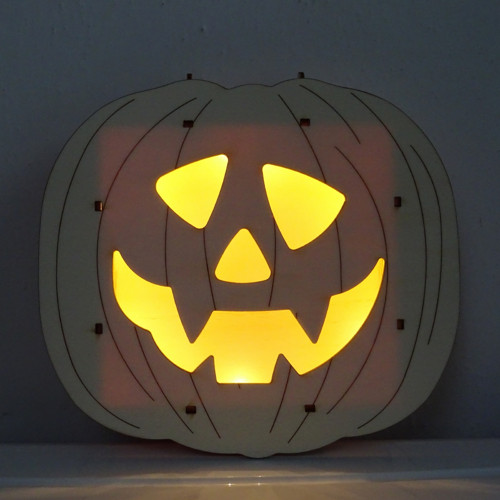 3D závěsná dýně na halloween - motiv 1