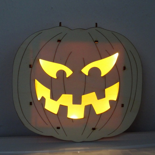 3D závěsná dýně na halloween - motiv 2