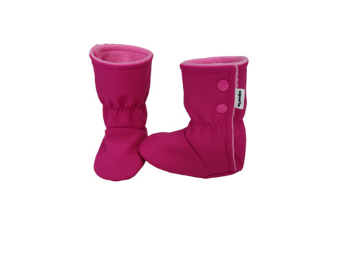 Softshellové válenky / capáčky - Malinové