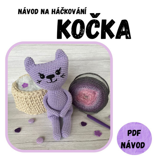 Návod- háčkovaná kočka