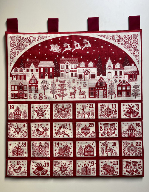 Adventní kalendář - vesnička