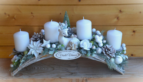 Adventní oblouk se zimními zvířátky — foto 1