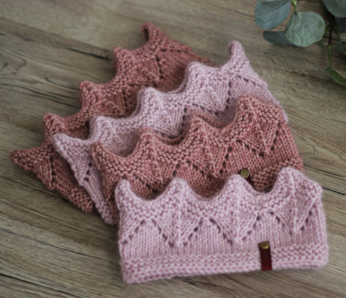 Čelenka korunka růžová o.45-48cm