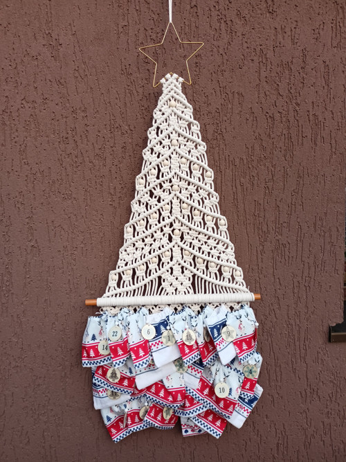 Adventní kalendář ve skandinávském stylu
