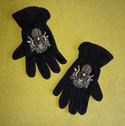 Vetřelec Alien Dámské Fleecové Rukavice Unisex