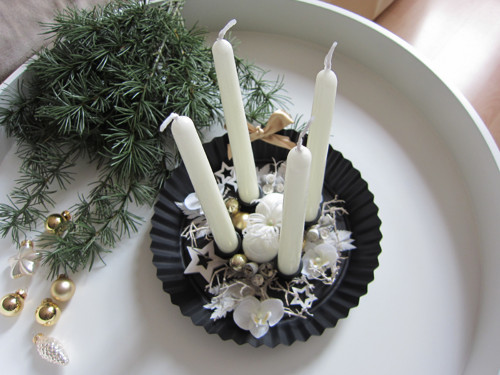 Svícen - Cake.11 - vánoce advent