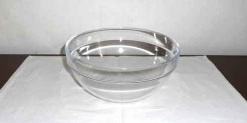 Servírovací skleněná MÍSA, průměr 23 cm