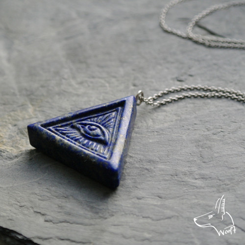 Oko prozřetelnosti lapis lazuli — foto 1