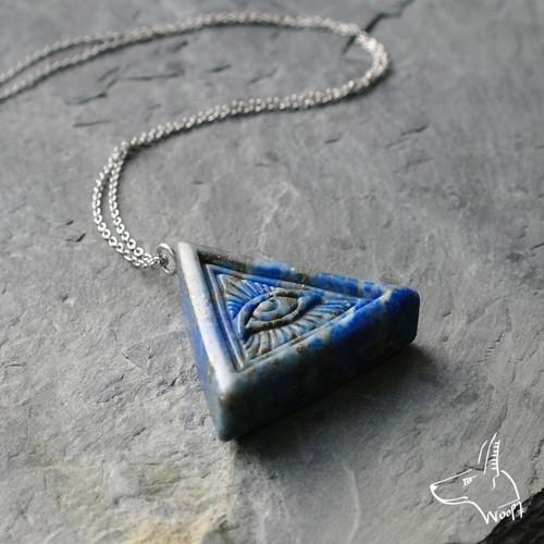 Oko prozřetelnosti lapis lazuli — foto 1