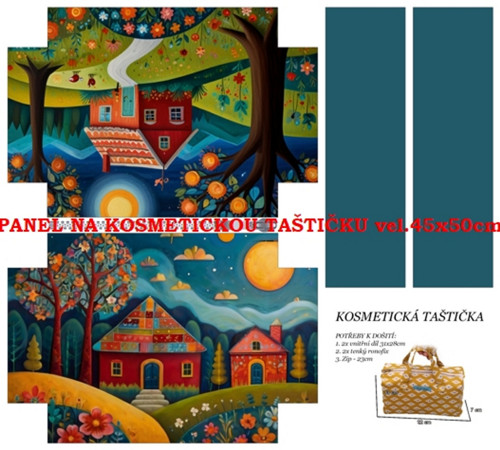 Panel na taštičku bavlna