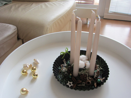Svícen - Cake.12 - vánoce advent