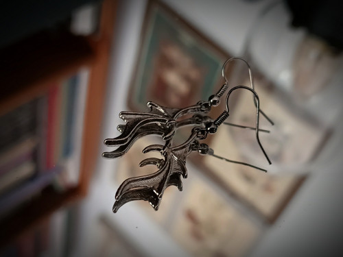 Náušnice Bat Wings — foto 1