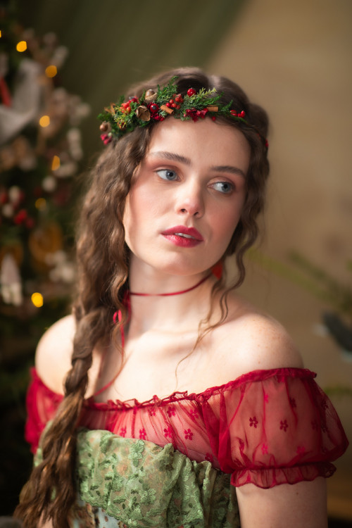 Vánoční věneček "lesní duch Vánoc" — foto 1