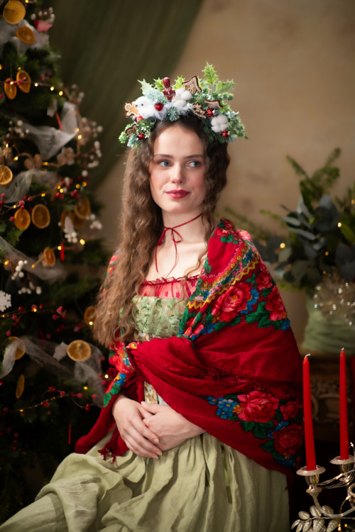 Vánoční čelenka "Louskáček" - LIMITKA — foto 1