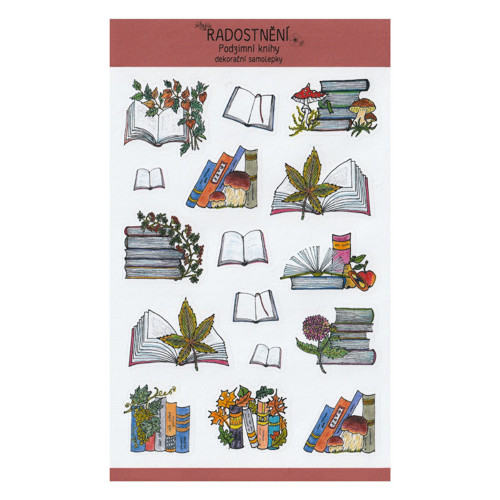 Samolepky • Podzimní knihy