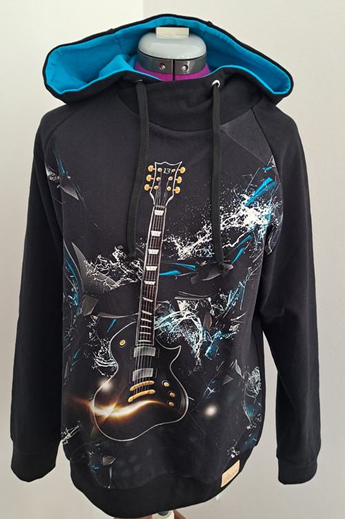 Pánská mikina s kapucí - "pro Rockery" vel. M/L — foto 1