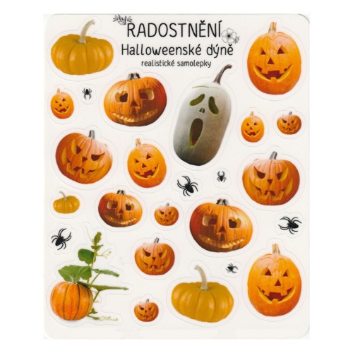 Realistické samolepky • Halloweenské dýně