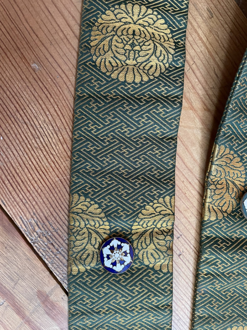 Japonsko pás šerpa vintage chryzantéma