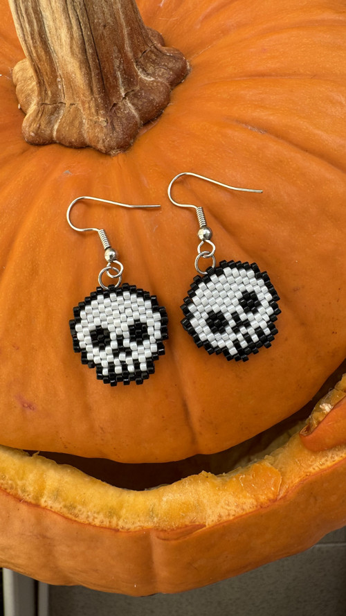 Náušničky Skulls