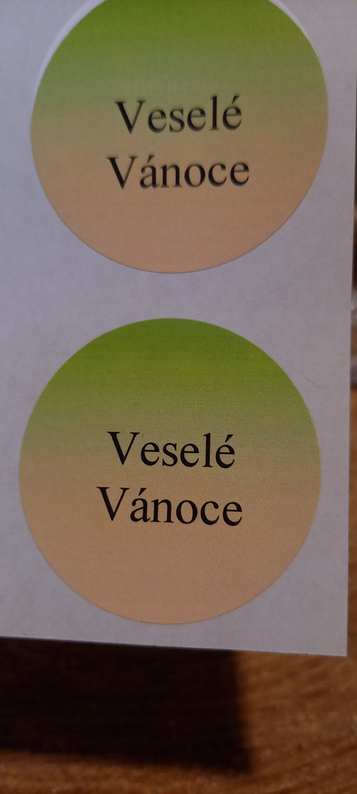 Samolepka vánoční - Veselé Vánoce