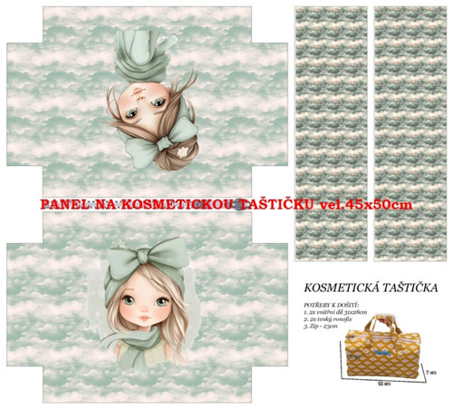 Panel na taštičku bavlna