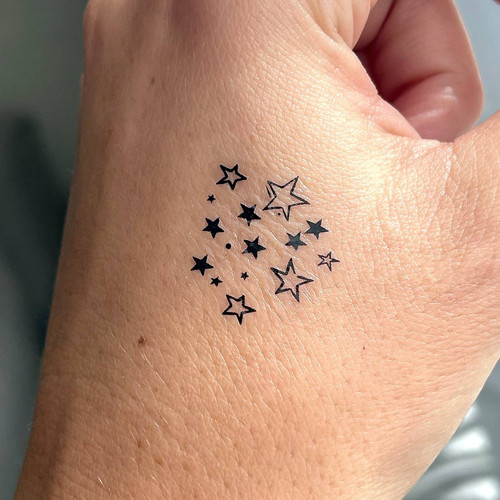 Dočasné tetovačky Tiny Tattoos Hvězdy T0029