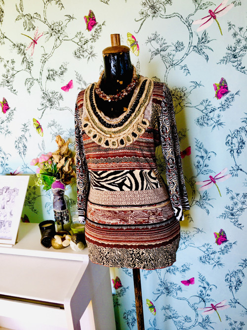 Boho halenka vzory eklektické — foto 1