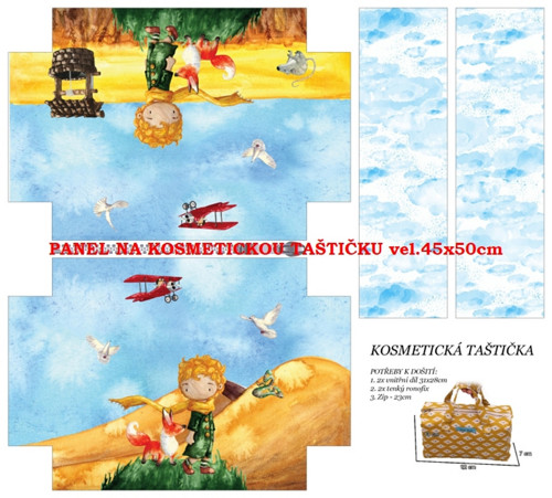 Panel na taštičku bavlna — foto 1