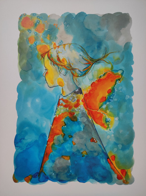 Tisk autorské kresby, 30 x 40 cm