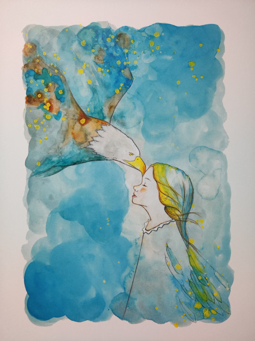 Tisk autorské kresby, 30 x 40 cm