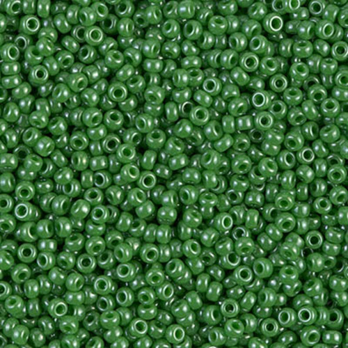 Miyuki Seed Beads 11/0 - Op Green Luster
