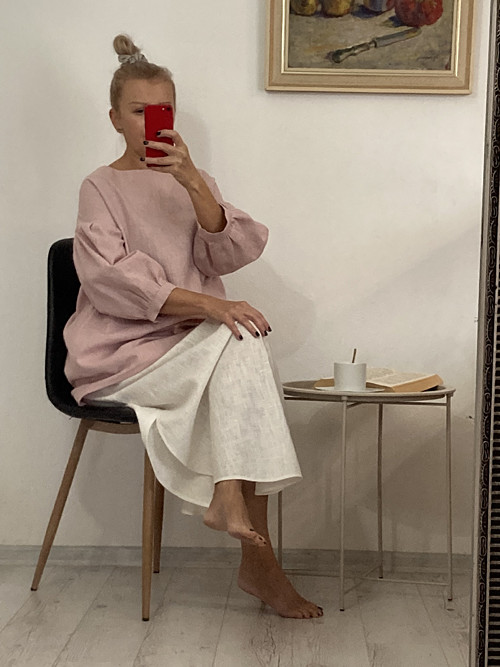TOP/BLúZA ĽAN-ová / PINK/