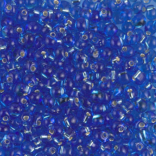Miyuki Drop - S/L Sapphire, 3, 4 mm