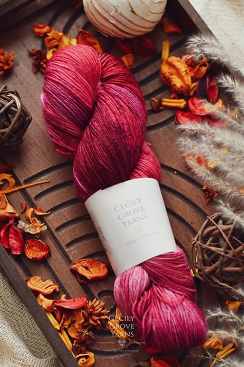 Cecily Grove Yarns Goya Sock - Tickle Me